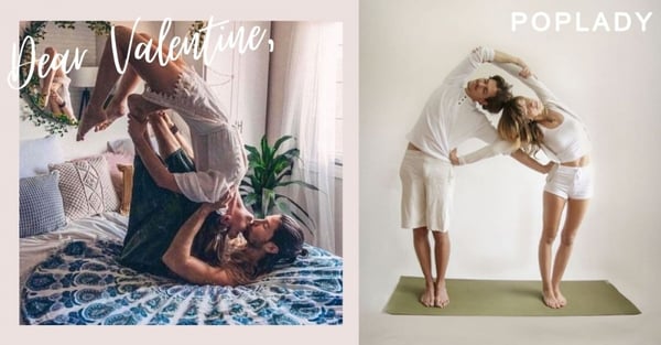 3個簡易情侶床上瑜伽動作，讓你們建立互信讓愛升温！