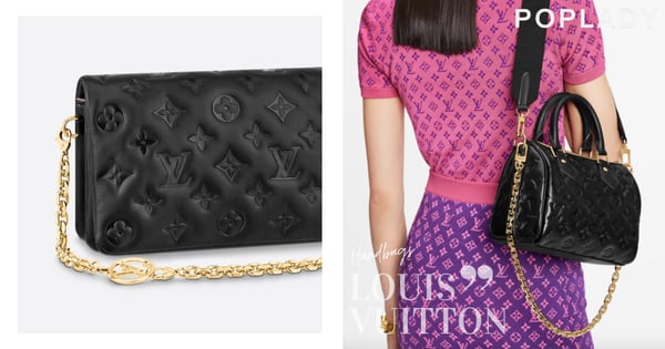 早秋系列預售上架：Louis Vuitton黑金Monogram壓花手袋系列，低調型格新勢力It Bag
