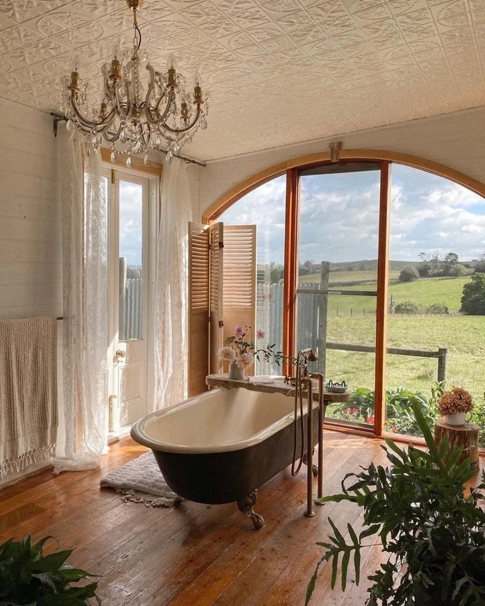 浴室中也是充滿著香氛的氣息。