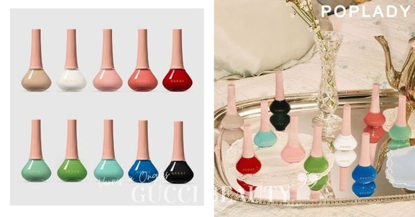 Gucci Beauty糖果跳色美甲提案：全新Vernis à Ongles精簡系列，植物性配方不用再怕指甲受傷
