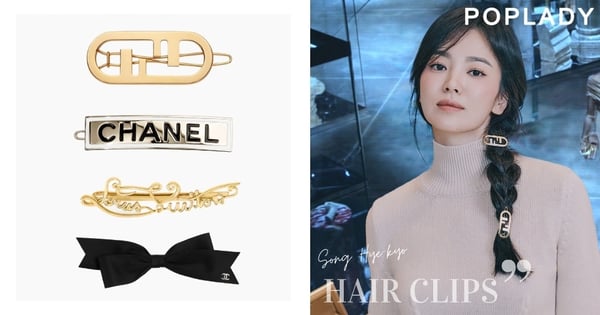 時髦單品就在「隱藏版」配件中:宋慧喬混搭麻花辮盡顯氣質 FENDI、CHANEL等讓人愛不釋手的髮夾