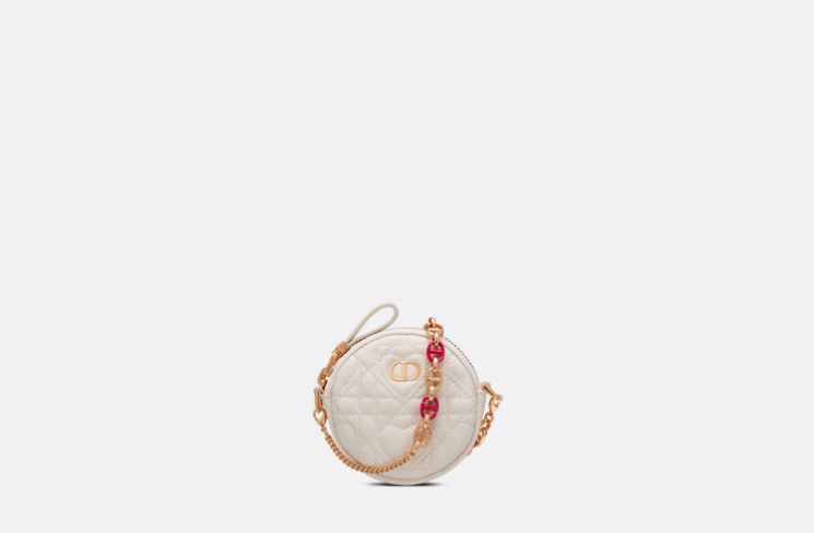 Dior Mini Dioramour Dior Caro Round Pouch