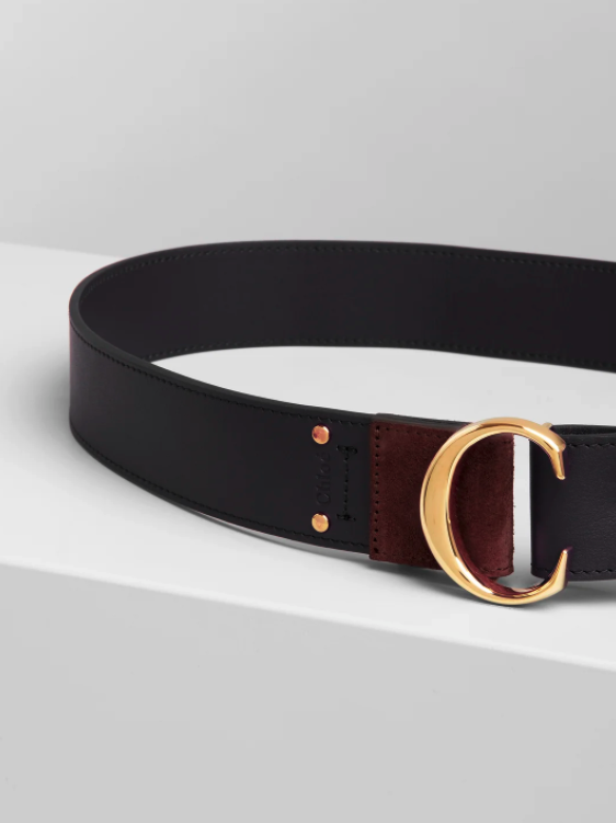 CHLOÉ CEINTUR BELT Chloé Ceinture腰帶以小牛皮配襯鱷魚紋壓花結合而成的新款皮帶