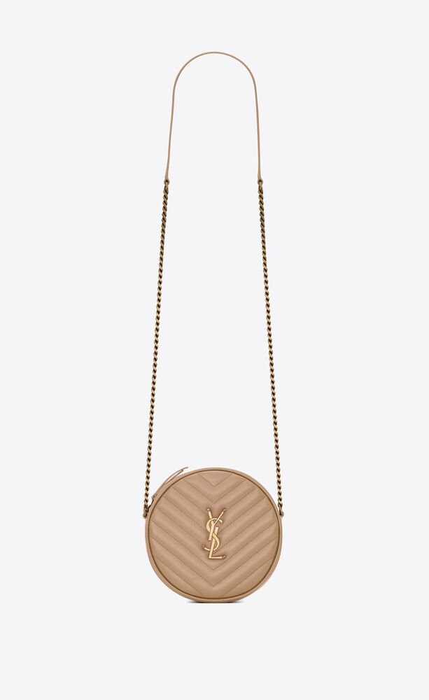 Saint Laurent Vinyle Round Camera Bag