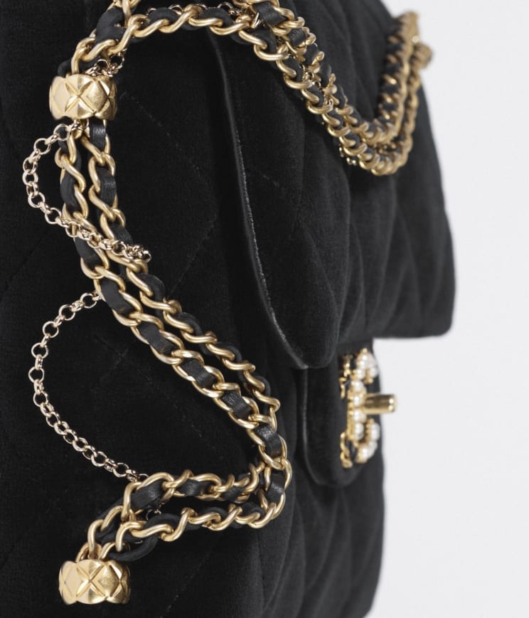 CHANEL全新黑白水晶「CC」Logo