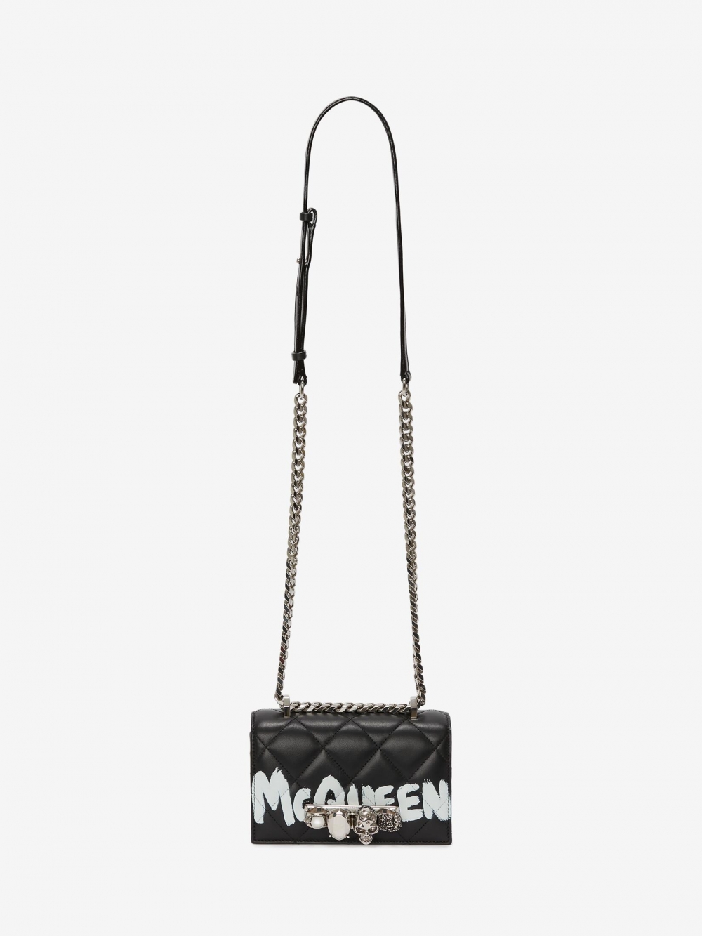 ALEXANDER MCQUEEN MINI JEWELLED SATCHEL