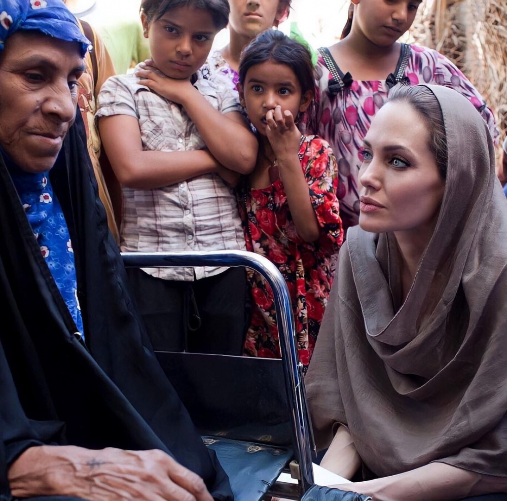 長期關注難民的Angelina Jolie