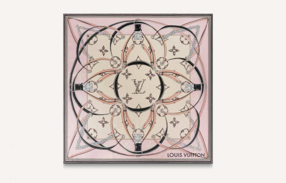 LOUIS VUITTON WILD AT HEART MY EVERYTHING DOUBLE FACE SHAWL