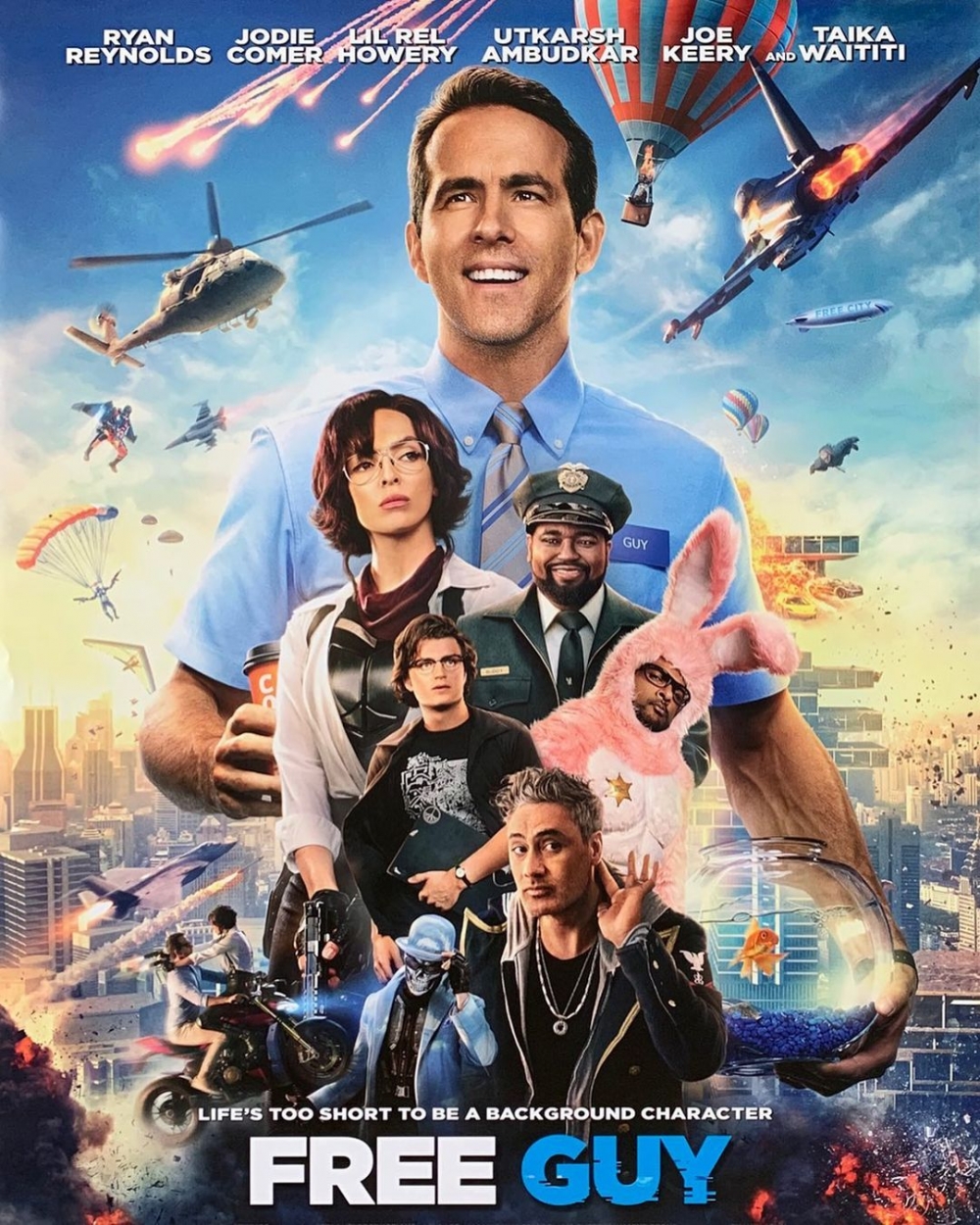 受疫情影響多次延期的《Free Guy》(爆機自由仁)終於和觀眾見面