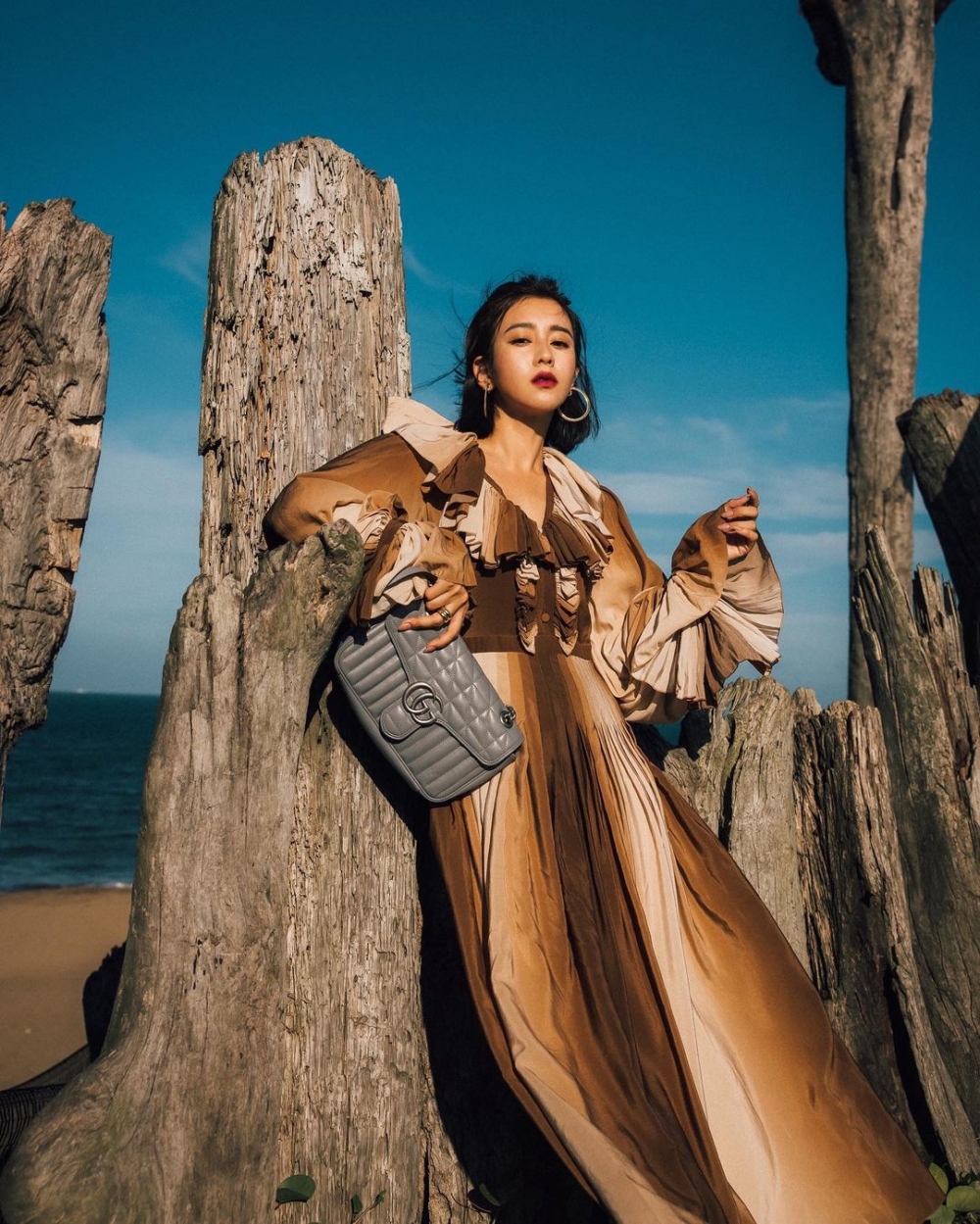 GG Marmont以嶄新的幾何設計重新詮釋標誌性的絎縫皮革特色