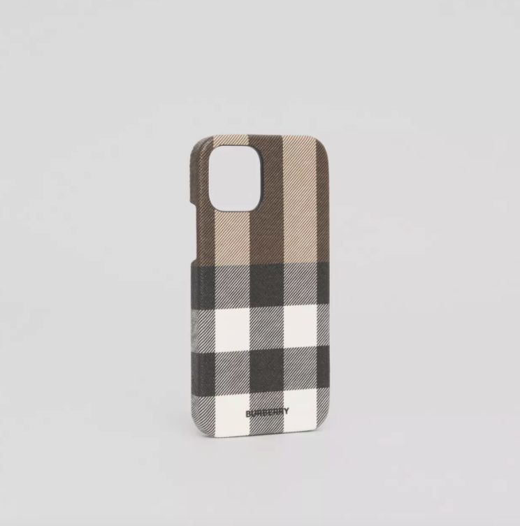Burberry IPhone 12 Pro保護殼採用格紋帆布製成