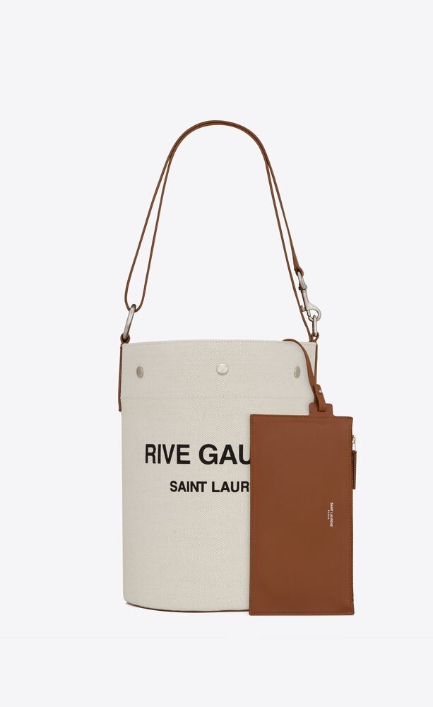 熱賣好幾年的經典系列RIVE GAUCHE,這一回品牌將袋身輪廓化為水桶包
