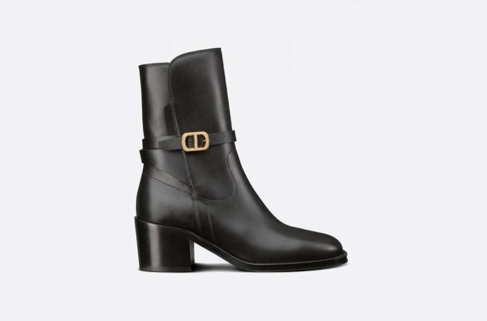 Dior2021黑色皮靴