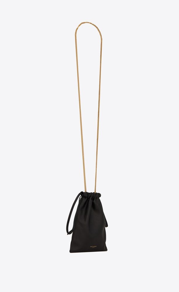 Saint laurent Paris Drawstring Pouch