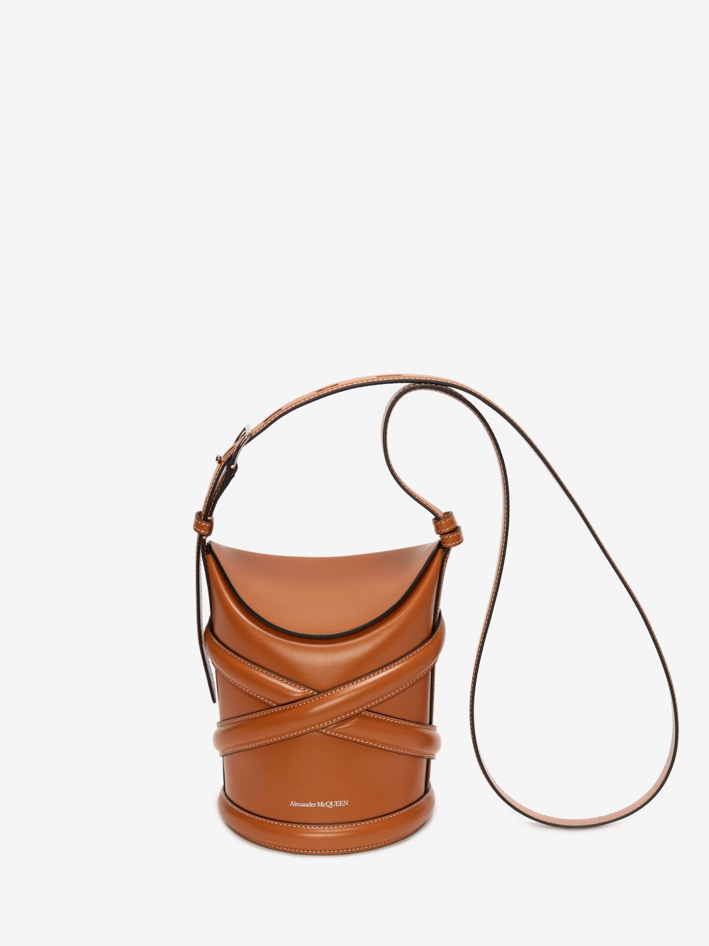 焦糖色的Alexander McQueenThe Curve也非常好看