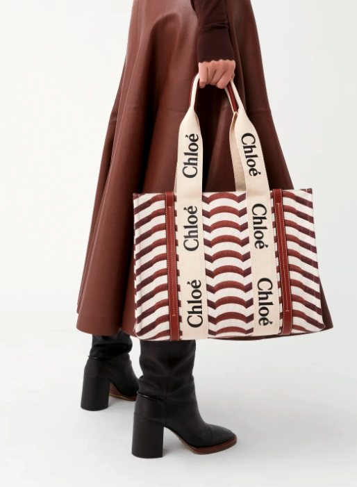 ，延續的Chloé AW2021系列中的南美異國風情