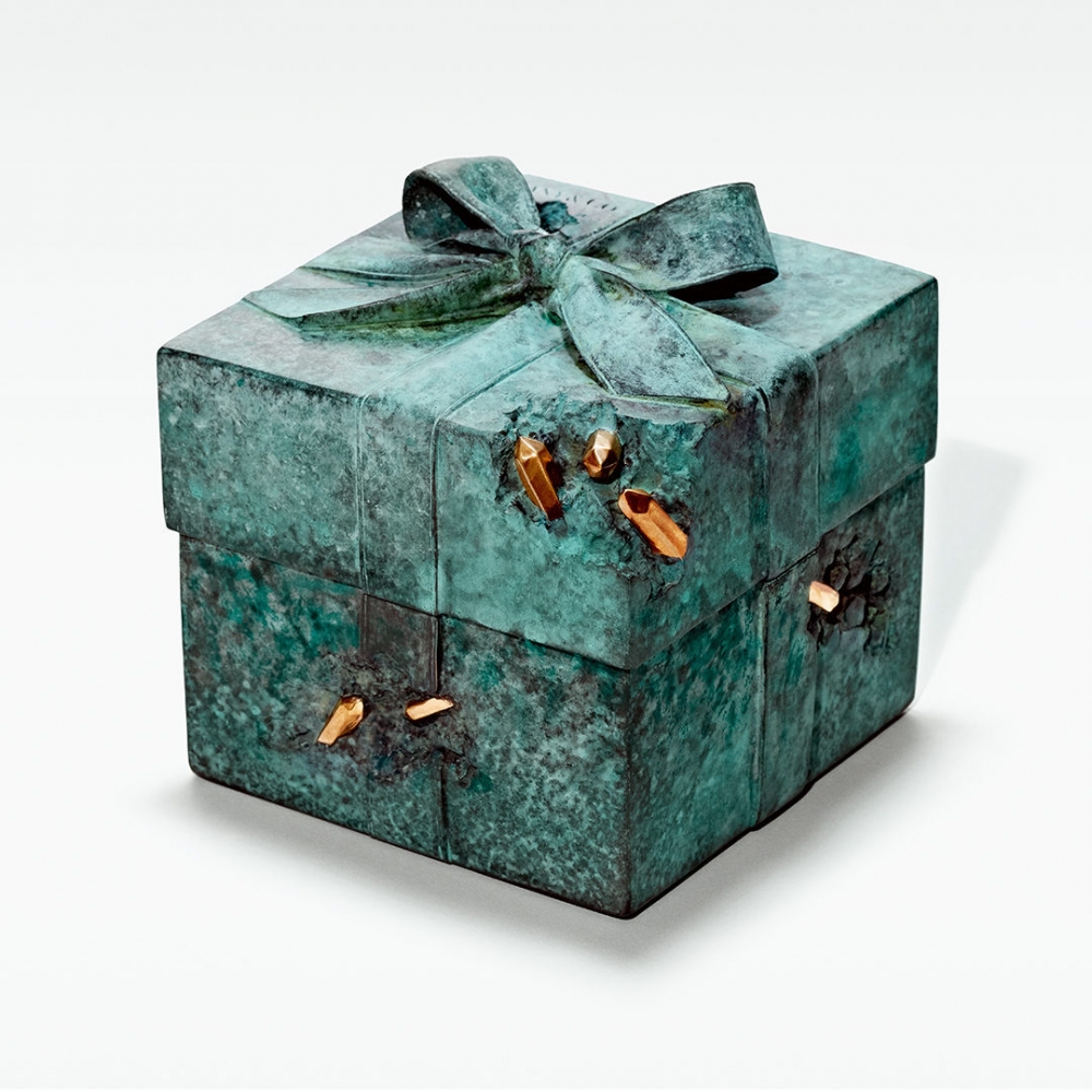 Tiffany & Co-The Bronze Eroded Tiffany Blue Box