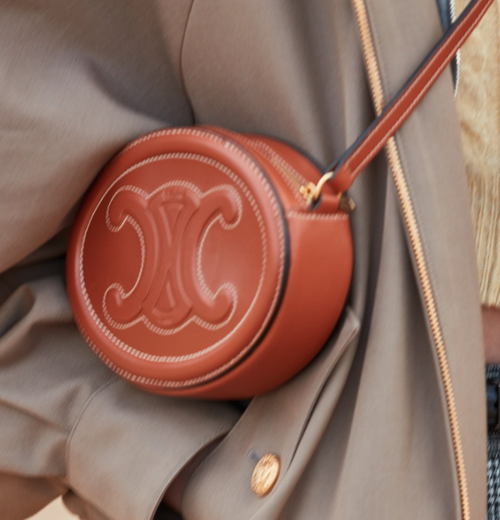 CELINE Crossbody Oval Purse