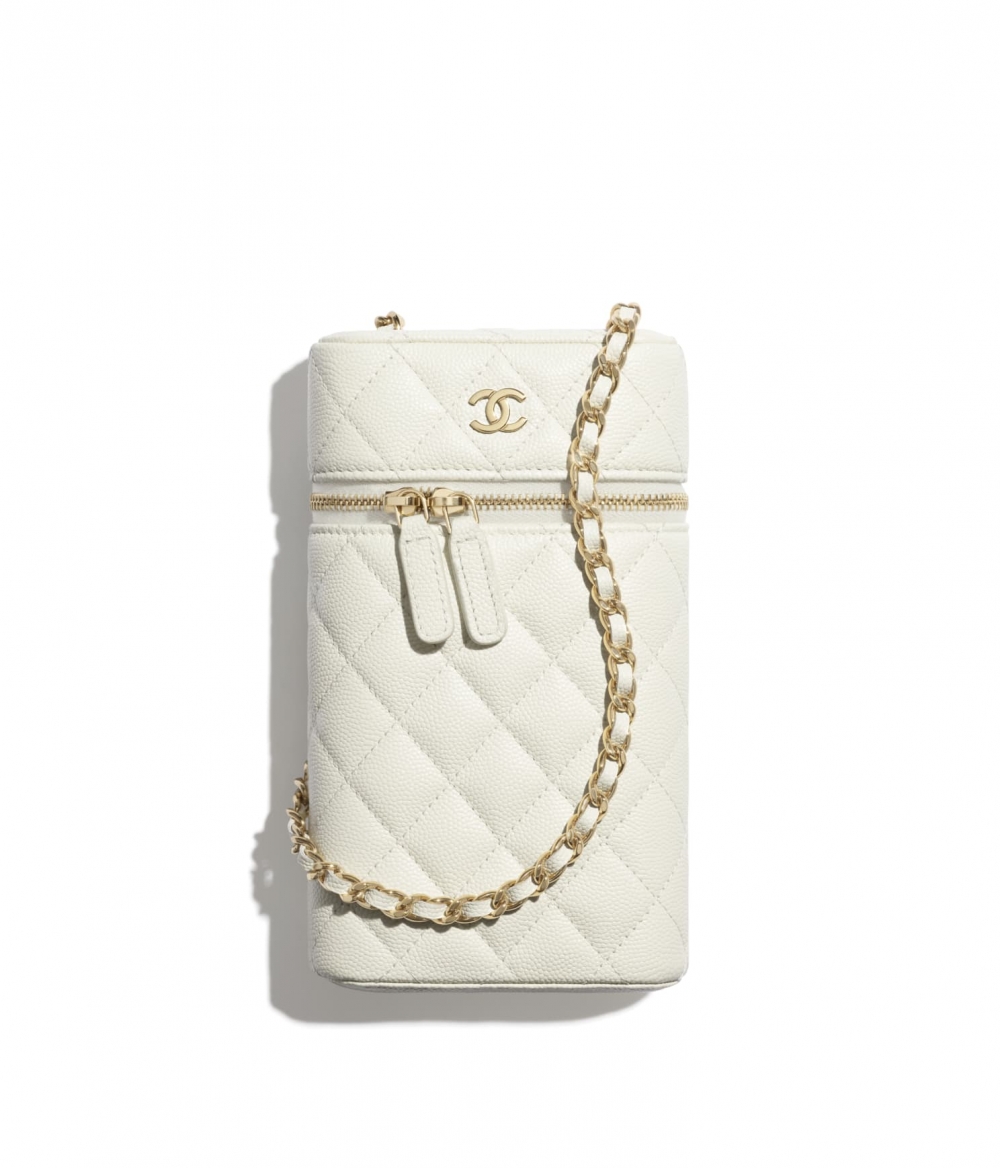 CHANEL Classic Vanity Phone Holder with Chain
