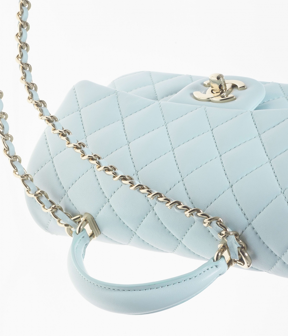 冰山藍調滑牛皮反出閃動光影