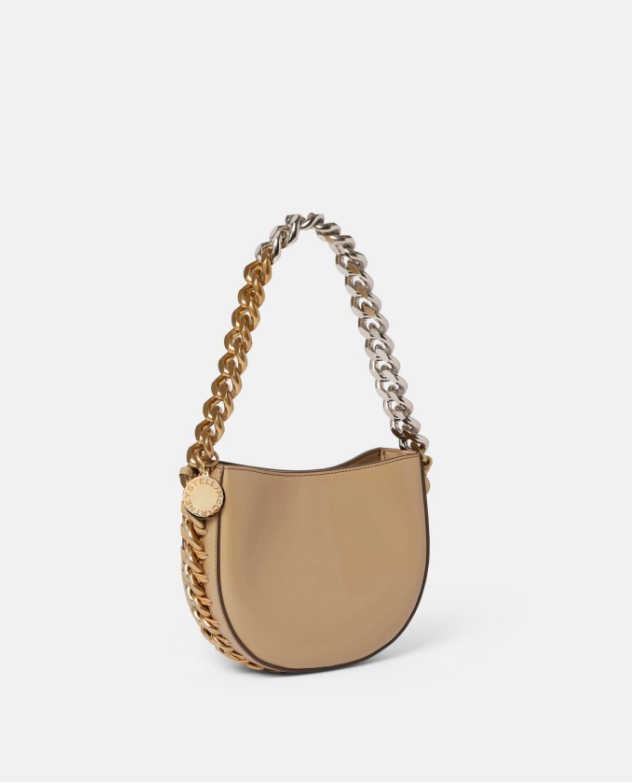 米色的Stella McCartney2021新款半月包