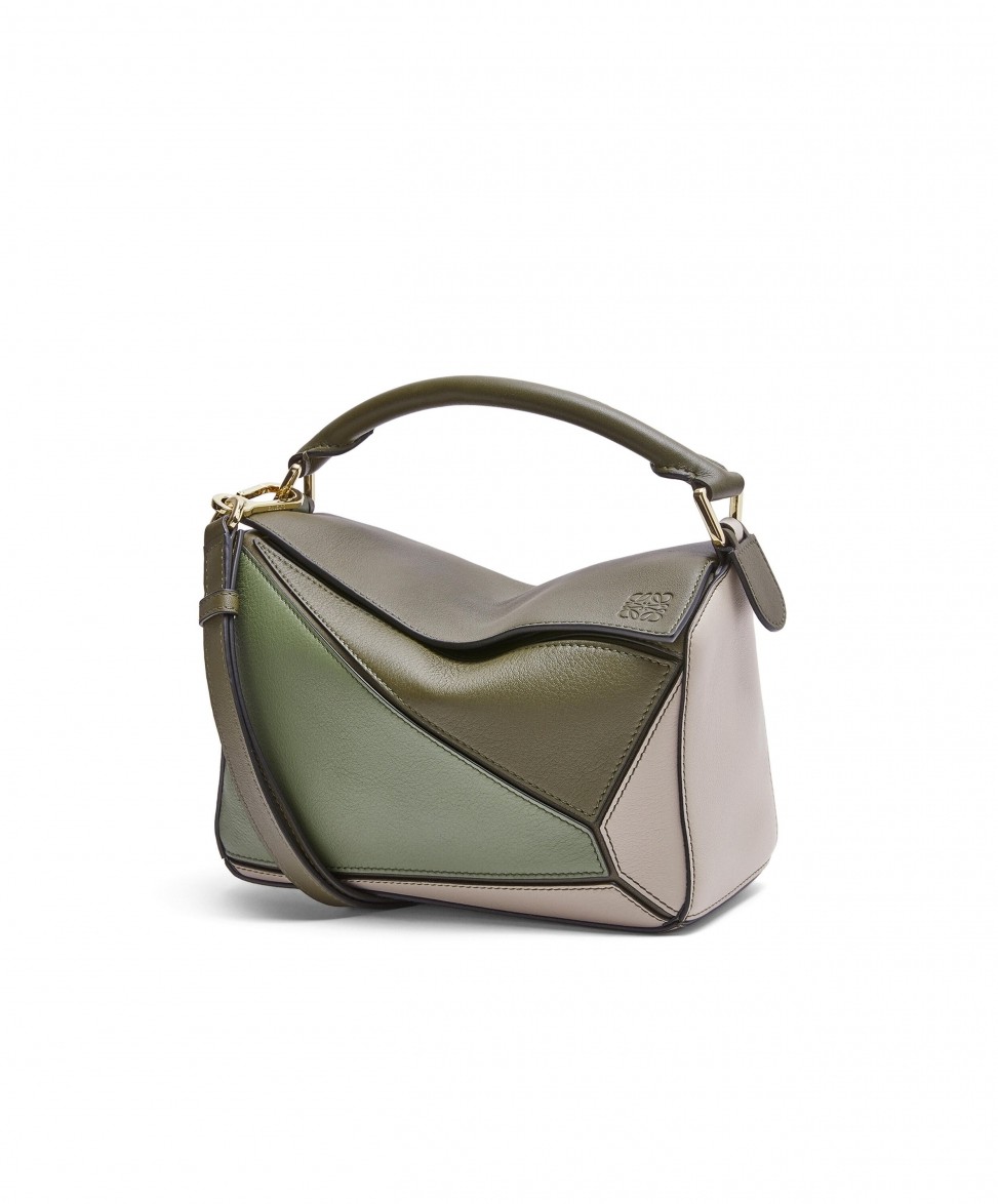 LOEWE Small Puzzle Bag2021秋冬沈穩綠配色