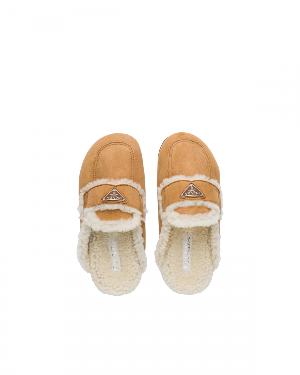 Prada Shearling Slippers