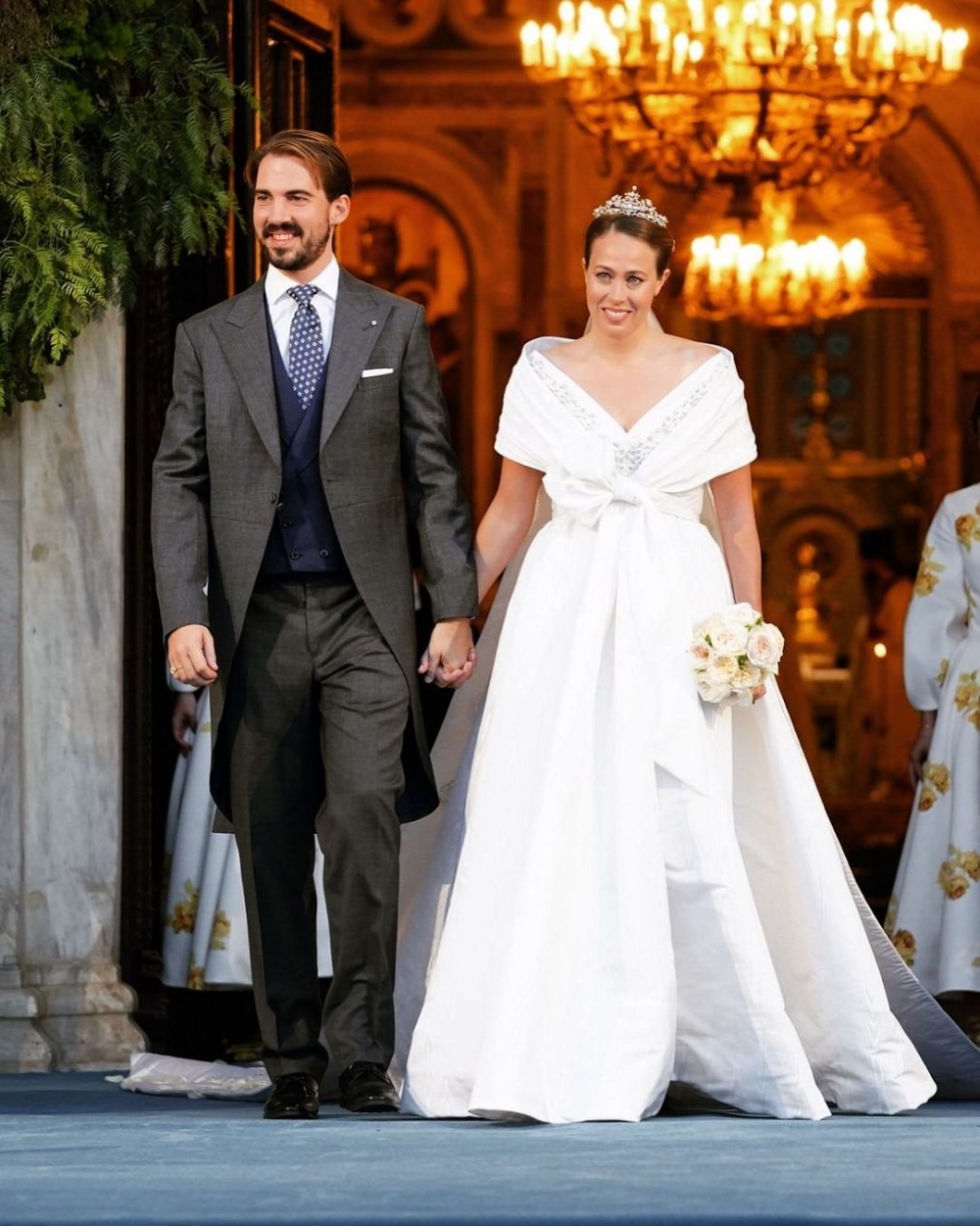 在雅典舉辦的皇室婚禮,又是一場夢幻的婚禮