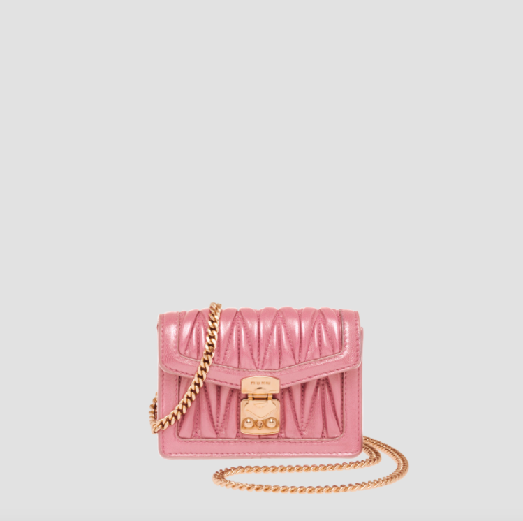 Miu Miu Matelassé Nappa Leather Mini-pouch