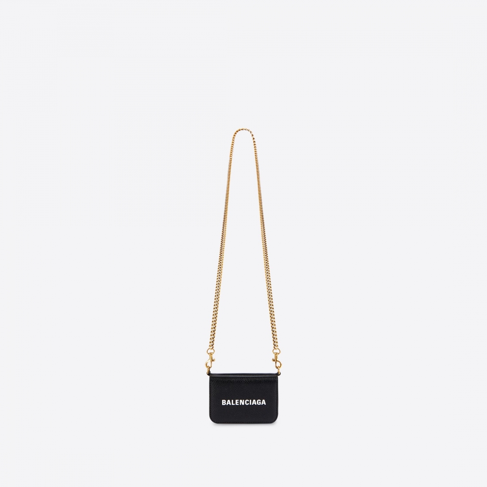 Balenciaga Women's Cash Mini Wallet On Chain