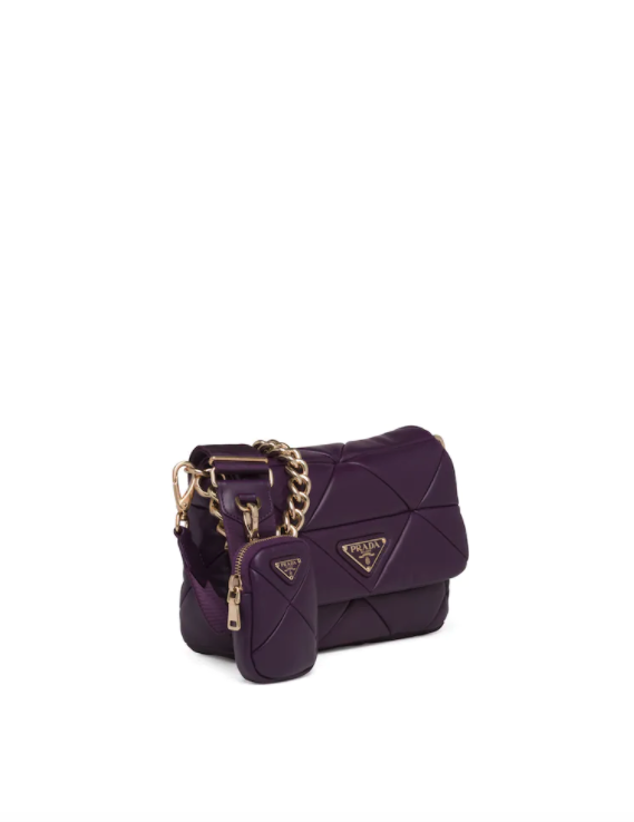 Prada System Nappa Leather Patchwork Bag