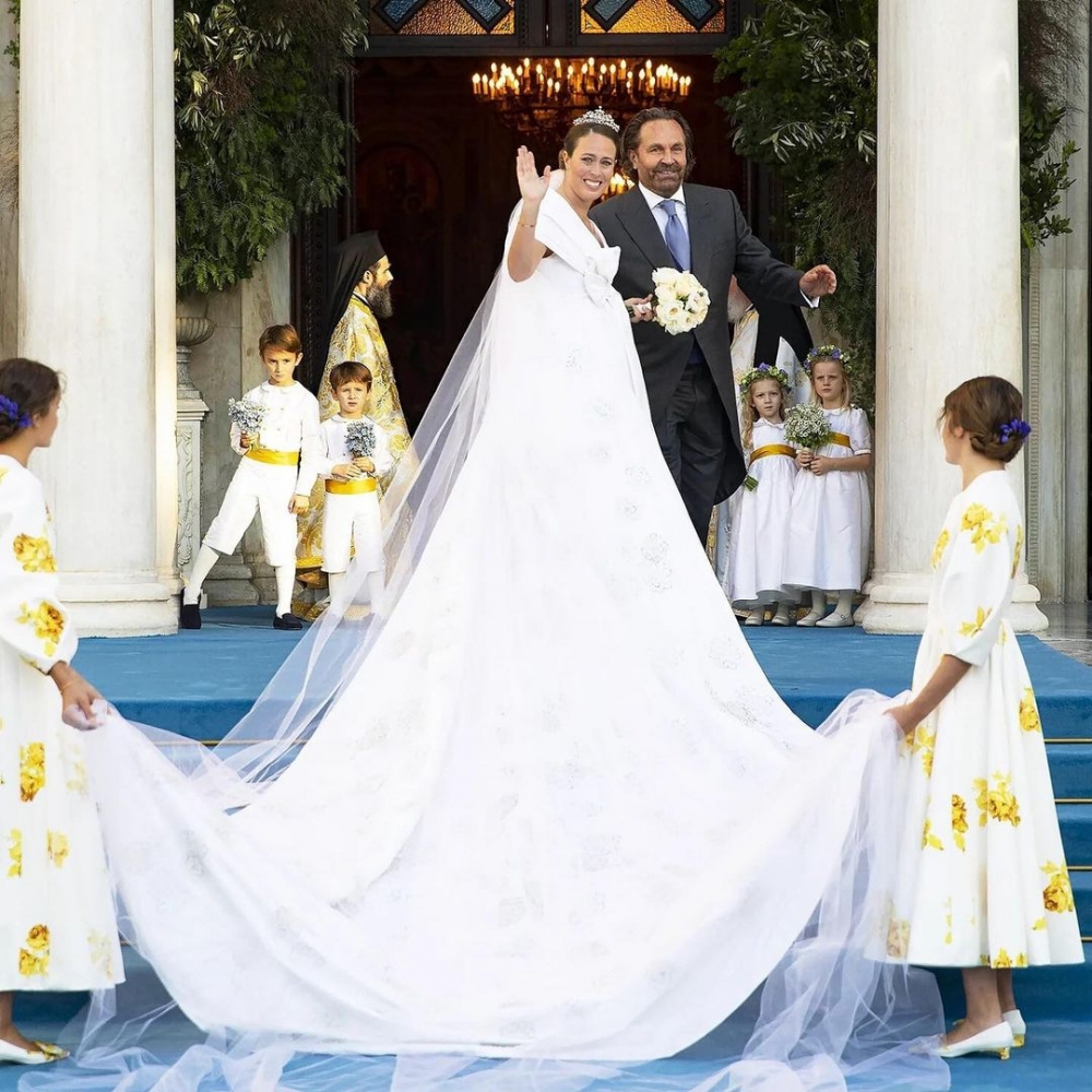 在婚禮的當天,大家的目光都在新娘子的身上