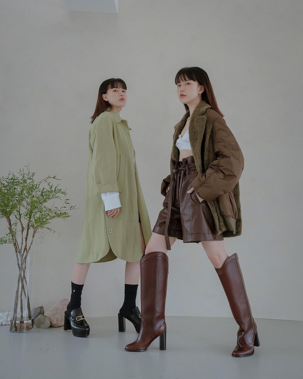 來自韓國的雙胞胎Q2han,姊姊是Qwon、妹妹是Qjin
