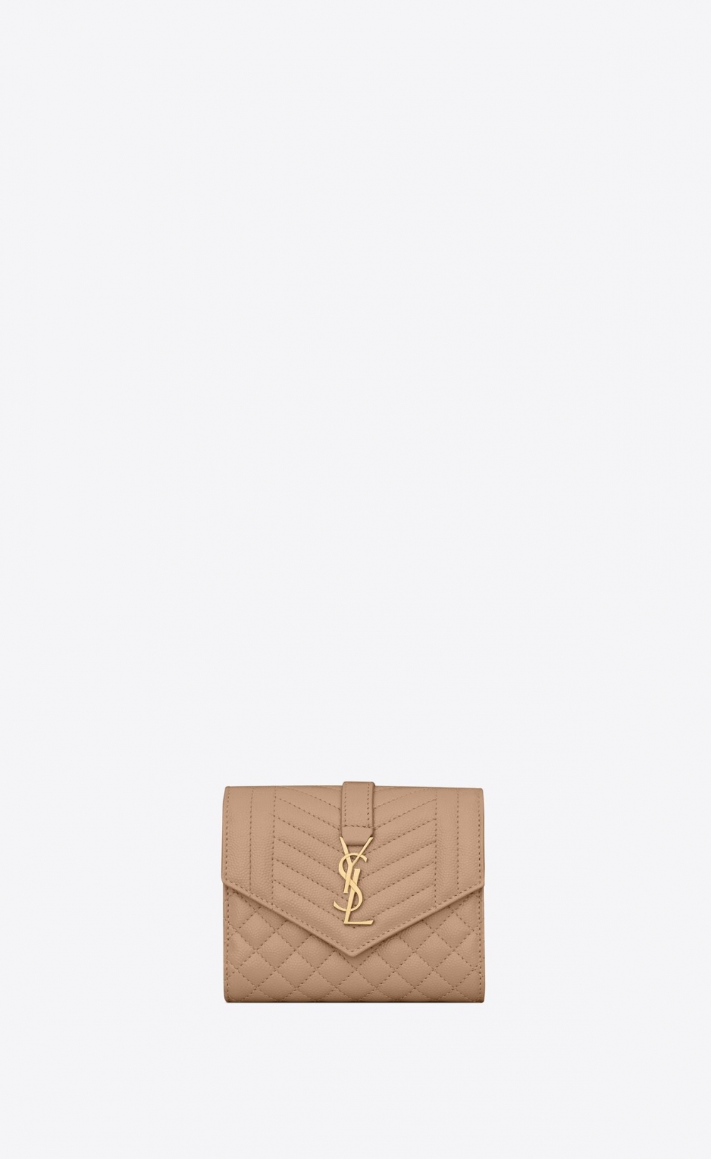 Saint Laurent Monogram Compact Tri Fold