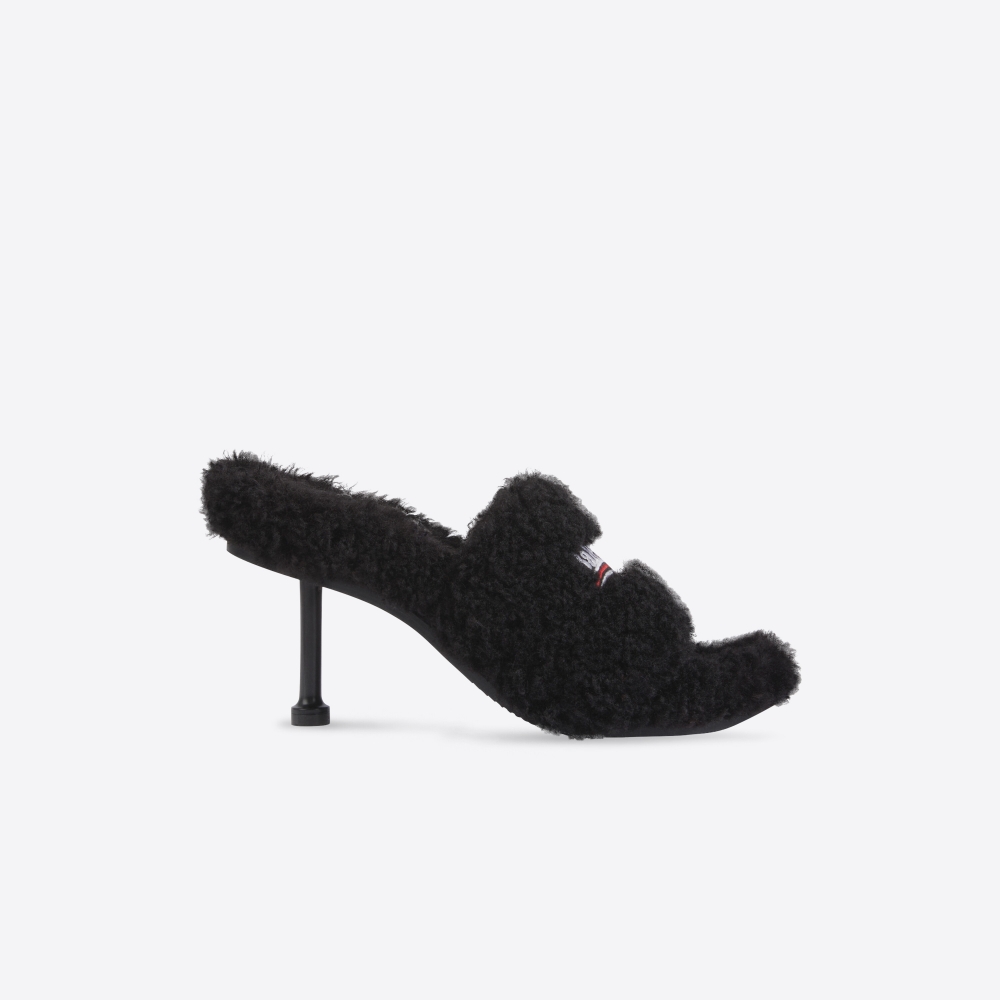 Balenciaga Furry 80MM SANDAL
