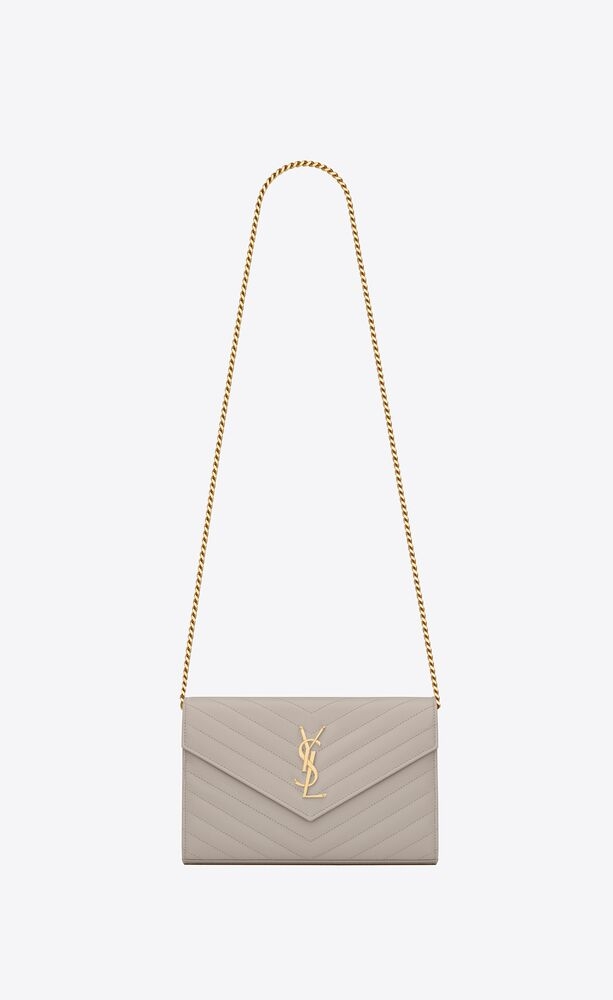 Saint Laurent Monogram Chain Wallet