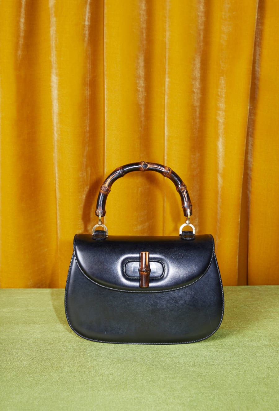Gucci Vault Vintage Bamboo leather bag, 1980s