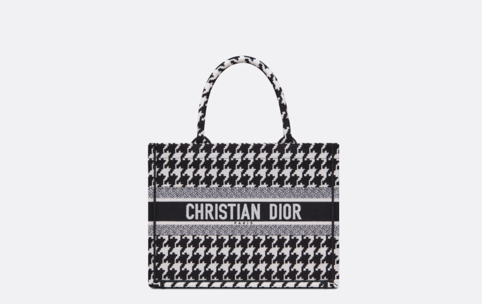千鳥格Dior Small Dior Book Tote