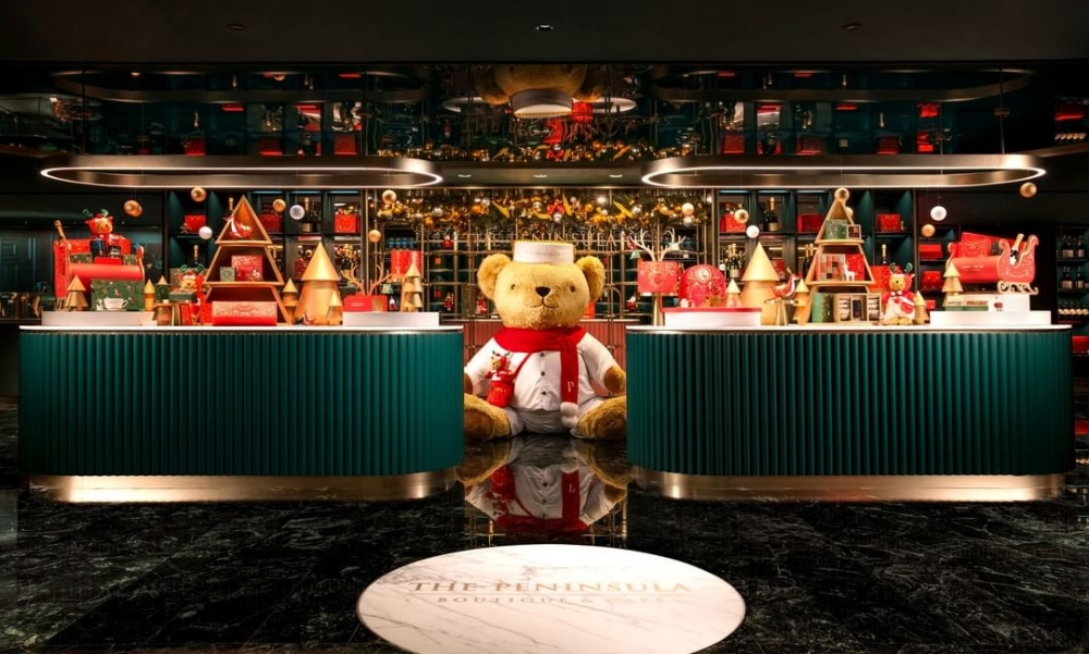 入住The Peninsula Hong Kong也能感受到濃濃的佳節氣息。