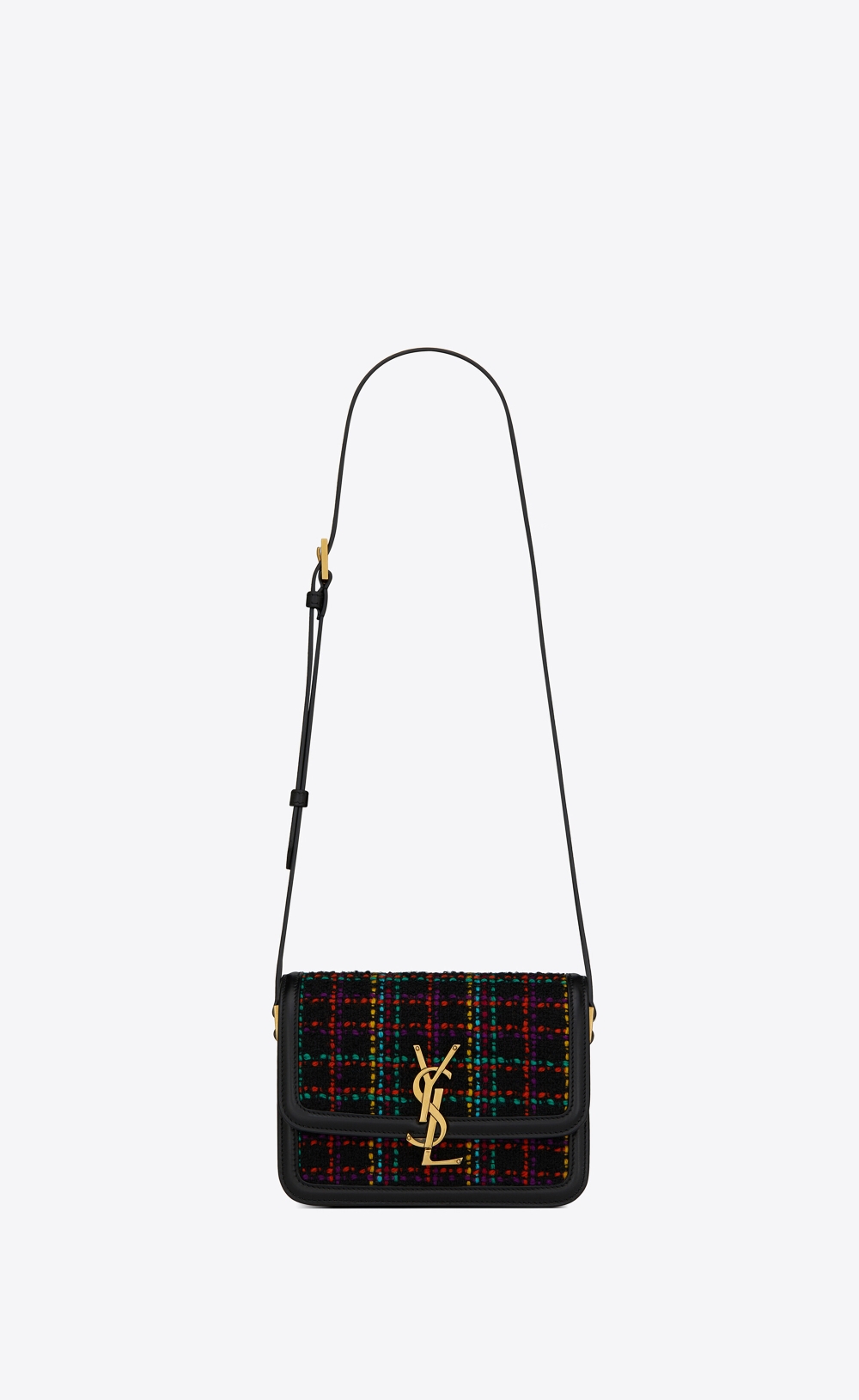 Saint Laurent Solferino Small四角略成渾圓顯得格外復古。