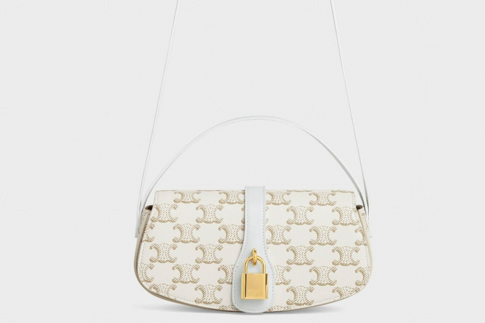 冬日優雅白色調性:CELINE Cluth On Strap