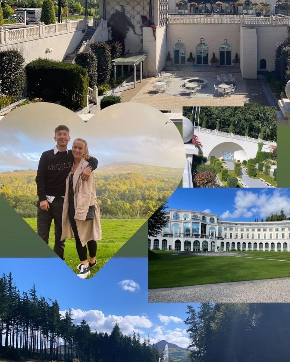 他也在社群媒體上大方分享與女友的照片。