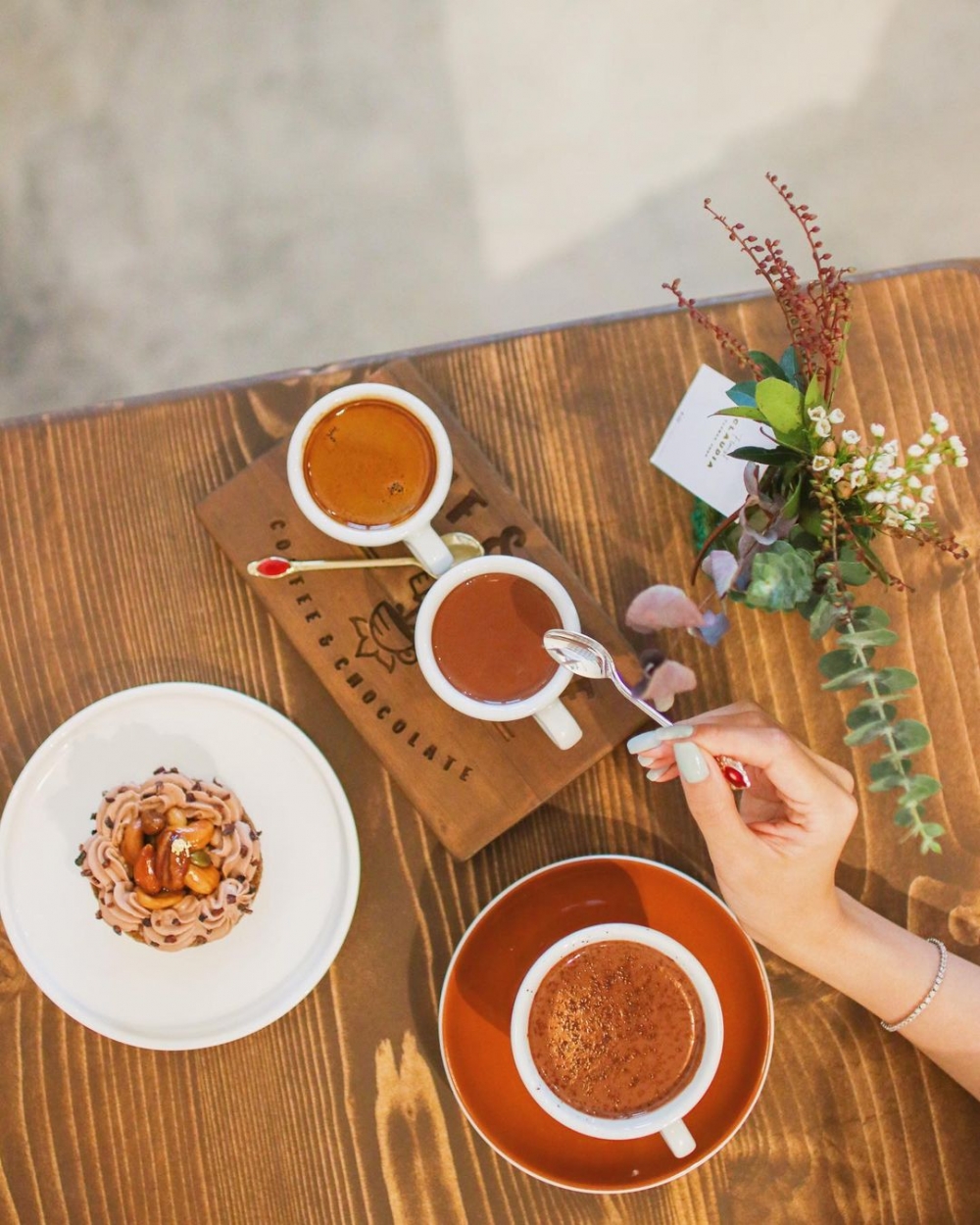 咖啡豆則是來自本地烘焙商Hushush Coffee。