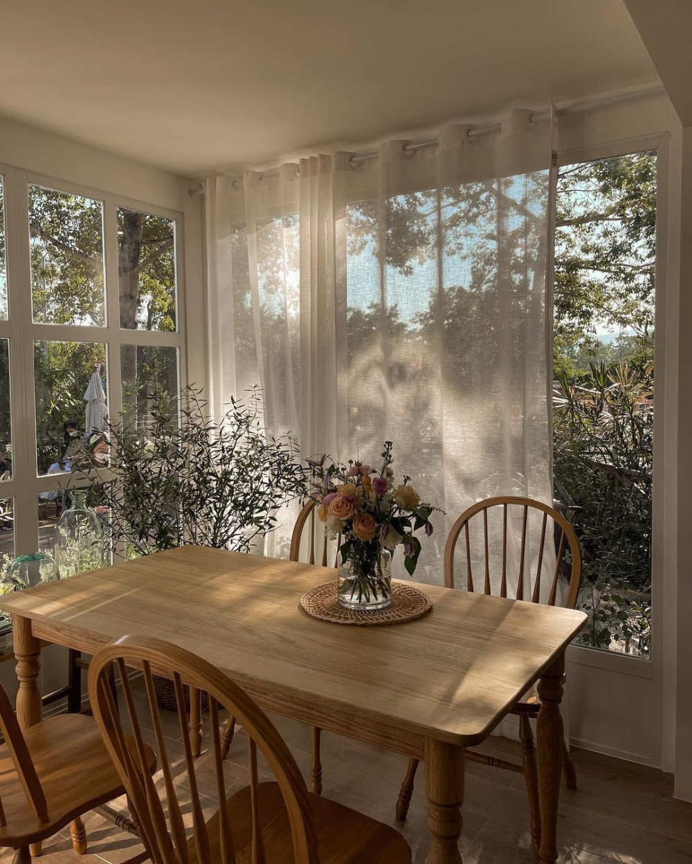 你能選擇一處角落,好好欣賞風景。