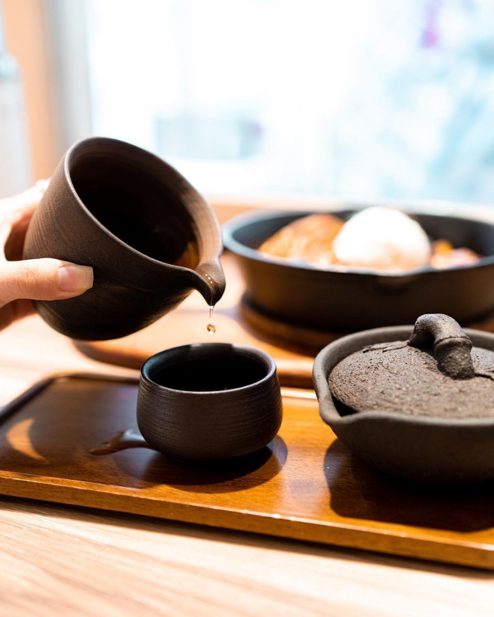 Kachimushi除了香濃咖啡,另外有提供茶品。