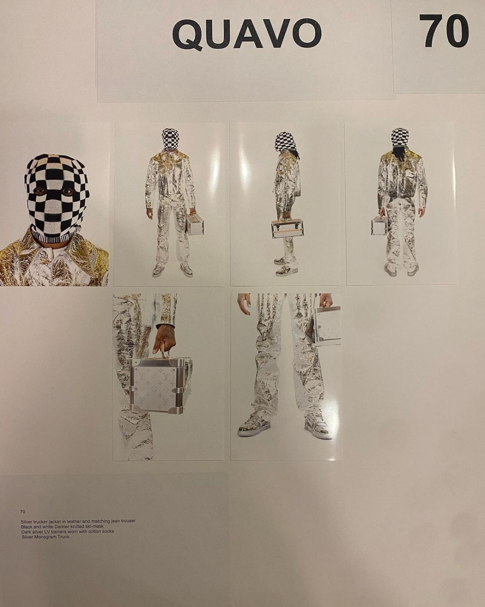 為了Virgil Abloh而登上伸展台。