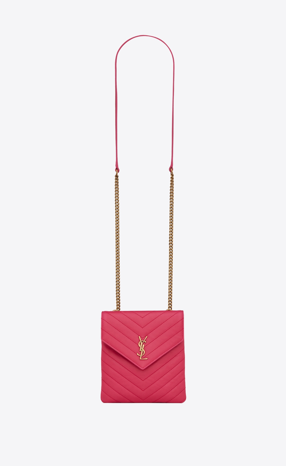 Saint Laurent Double Flap Bag是別緻的迷你手袋。