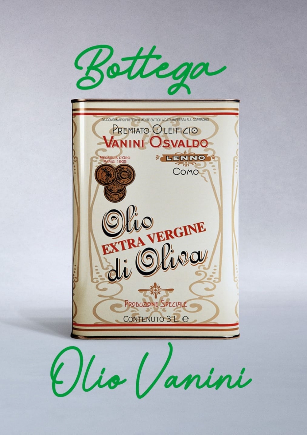 BOTTEGA Olio Vanini橄欖油,賦予美妙的風味連壓榨過程也是手工製作。