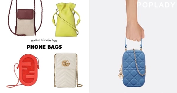 日常中恰到好處的時尚：Chloé、FENDI、LOEWE等8款俐落手機包，比起迷你手袋更實用的時髦選擇