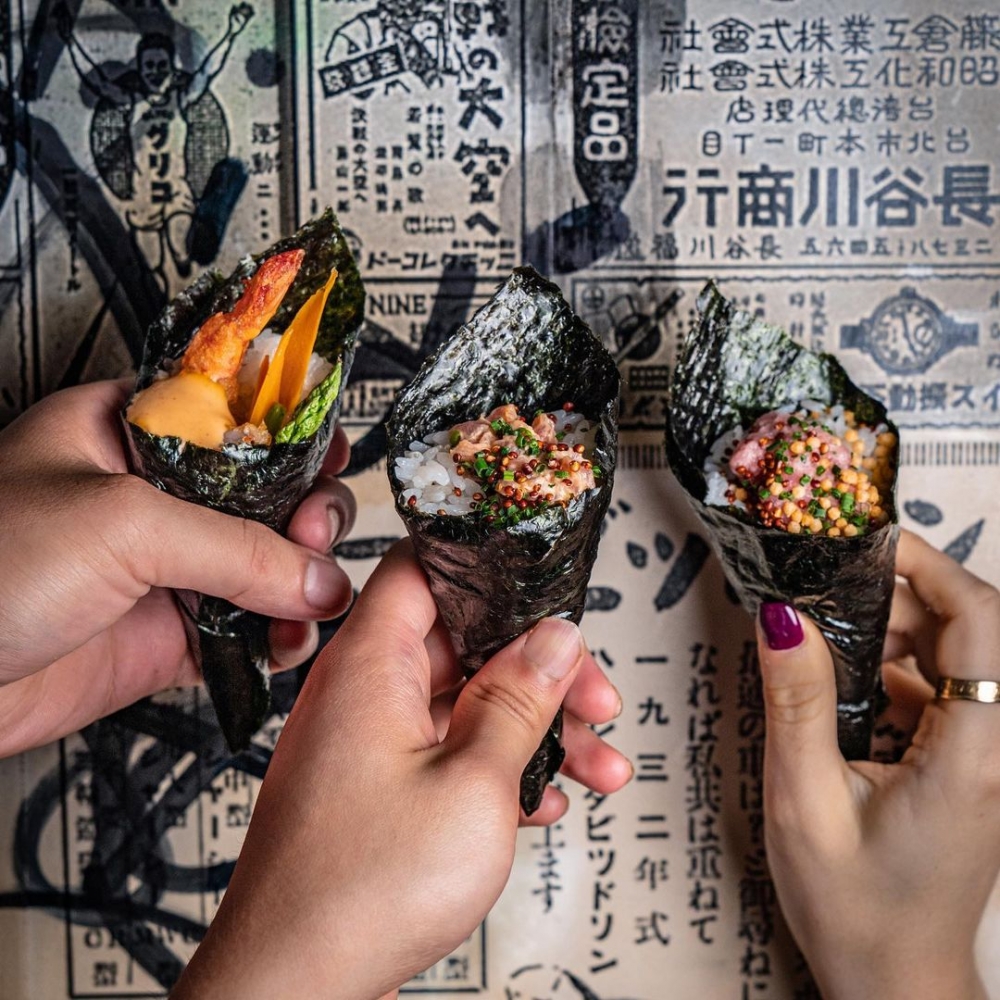 在TMK Funk & Rolls的招牌手卷鮮甜香味令人垂涎三尺。